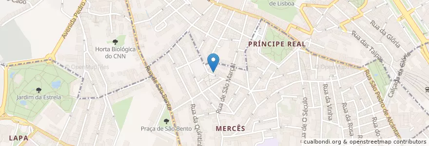 Mapa de ubicacion de Casa C'Alma en ポルトガル, Área Metropolitana De Lisboa, Lisboa, Grande Lisboa, リスボン, Misericórdia.
