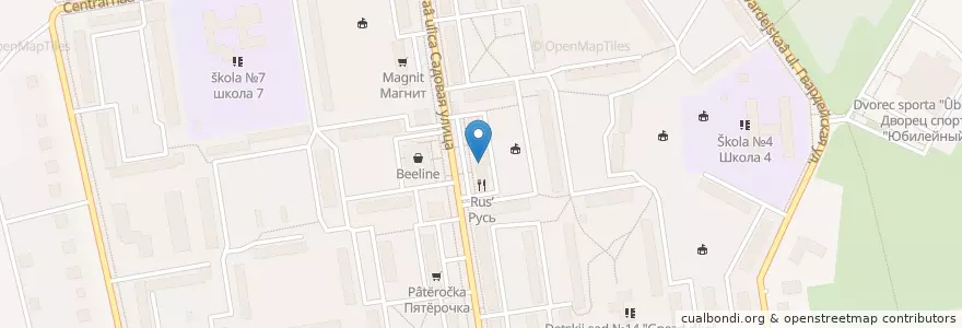 Mapa de ubicacion de Государственная аптека en روسيا, Центральный Федеральный Округ, محافظة موسكو, Городской Округ Кашира.