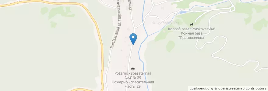 Mapa de ubicacion de Пожарная часть 29 en Russie, District Fédéral Du Sud, Kraï De Krasnodar, Городской Округ Геленджик.