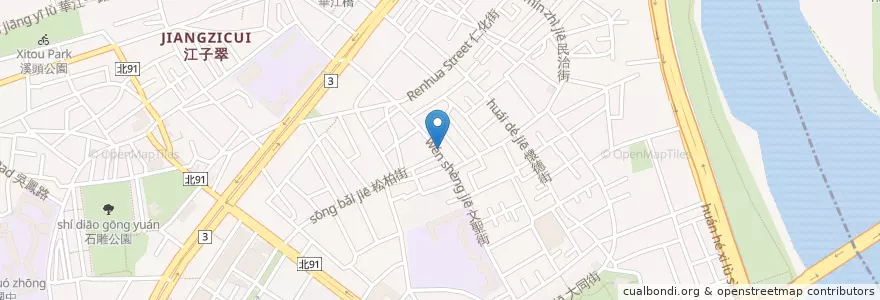 Mapa de ubicacion de 好煮義 文聖店 en تایوان, 新北市, 板橋區.