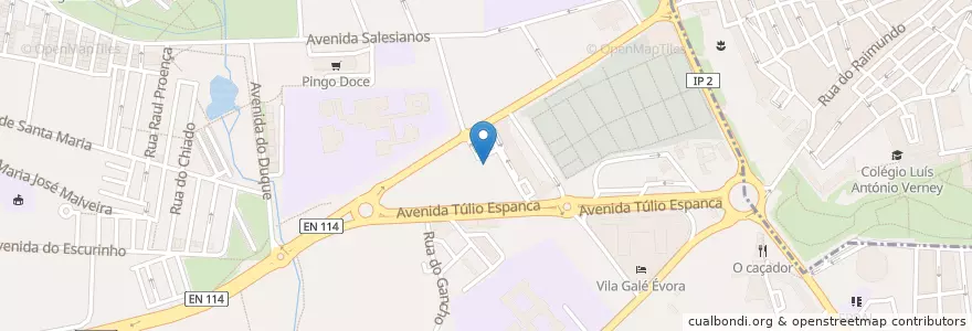 Mapa de ubicacion de EVR-00005 en البرتغال, ألنتيجو, ألنتيجو الوسطى, يابرة, يابرة, Malagueira E Horta Das Figueiras.
