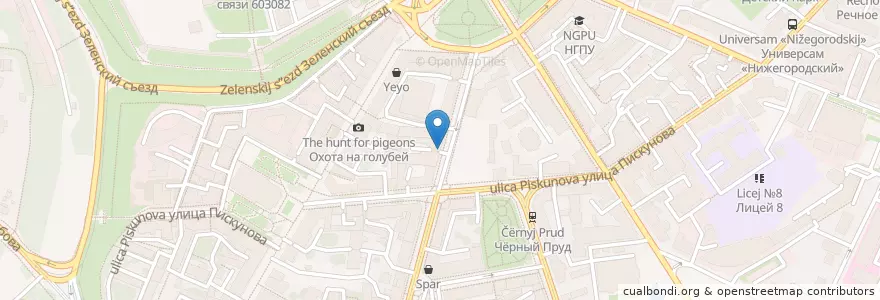Mapa de ubicacion de Центр эстетического воспитания детей en Russia, Volga Federal District, Nizhny Novgorod Oblast, Nizhny Novgorod.
