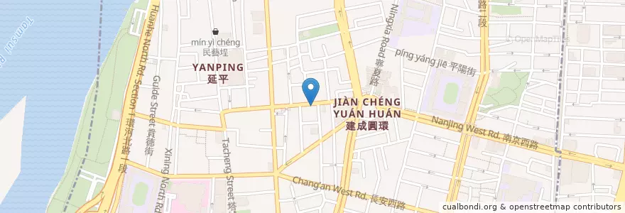 Mapa de ubicacion de 八方雲集 en 타이완, 신베이 시, 타이베이시, 다퉁 구.