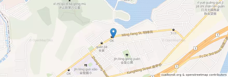 Mapa de ubicacion de 宏昕動物醫院 en Taiwan, New Taipei, Xizhi District.