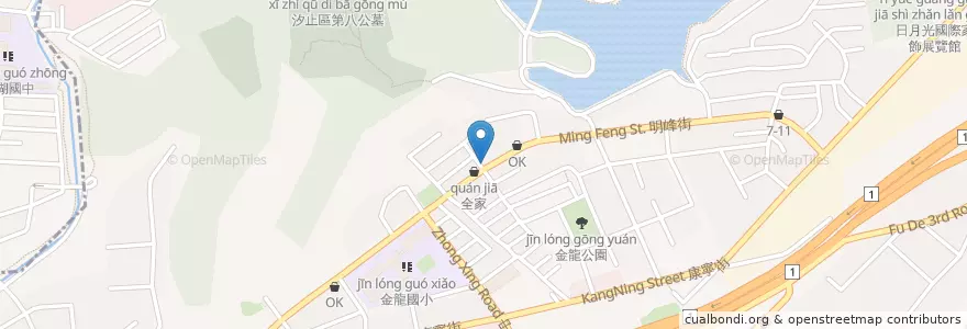 Mapa de ubicacion de 10元壽司 en Taiwan, 新北市, 汐止區.