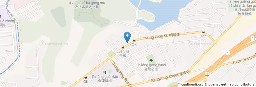 Mapa de ubicacion de 醉濟公自助餐 en Тайвань, Новый Тайбэй, 汐止區.