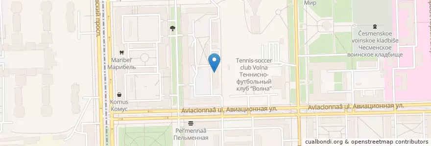Mapa de ubicacion de Северная Каисса en Russia, Northwestern Federal District, Leningrad Oblast, Saint Petersburg, Московский Район, Округ Звёздное.