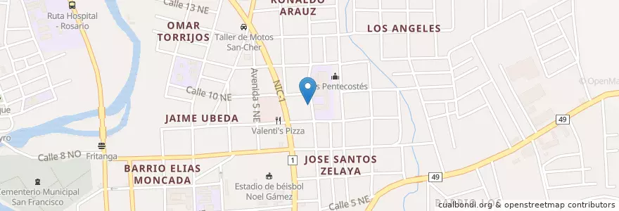 Mapa de ubicacion de Best Burger en نيكاراجوا, Estelí, Estelí (Municipio), Estelí.
