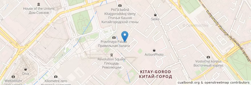 Mapa de ubicacion de BB&Burgers en روسيا, Центральный Федеральный Округ, Москва, Центральный Административный Округ, Тверской Район.