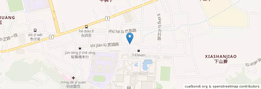 Mapa de ubicacion de 香椿養生素食 en Taiwan, 臺灣省, Changhua, 彰化市.