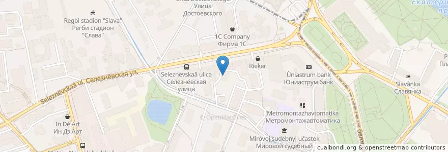 Mapa de ubicacion de Прогресс-Мед en Rusia, Distrito Federal Central, Москва, Distrito Administrativo Central, Тверской Район.