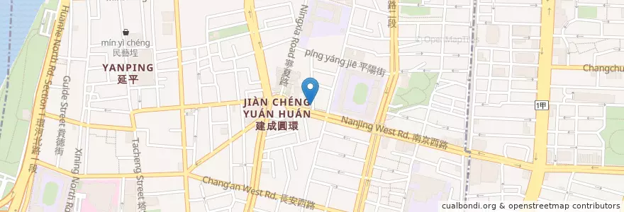 Mapa de ubicacion de 軍火庫精釀啤酒 en Tayvan, 新北市, Taipei, 大同區.