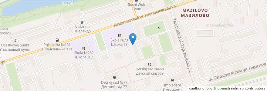 Mapa de ubicacion de 32 Дент en Russia, Distretto Federale Centrale, Москва, Западный Административный Округ, Район Фили-Давыдково.