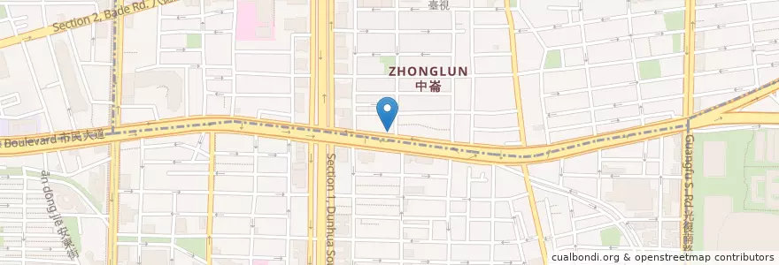 Mapa de ubicacion de Hutong en Taiwan, Neu-Taipeh, Taipeh, Da’An.