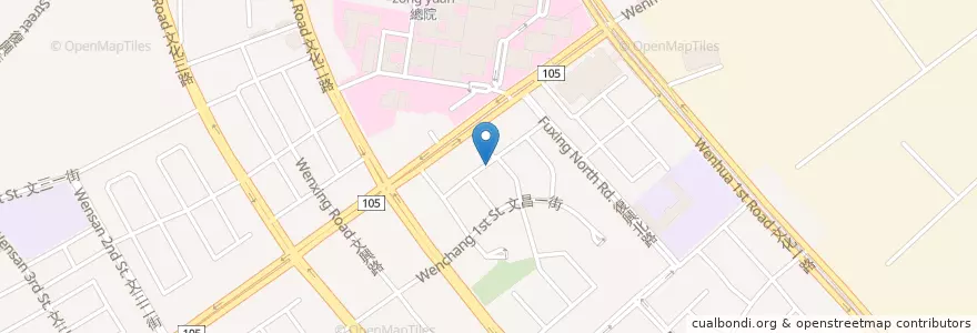Mapa de ubicacion de 傻師父湯包 en تایوان, 桃園市, 龜山區.
