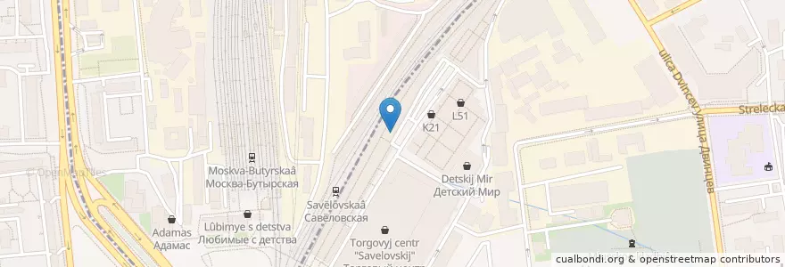 Mapa de ubicacion de Бургер Кинг en Россия, Центральный Федеральный Округ, Москва, Северо-Восточный Административный Округ.