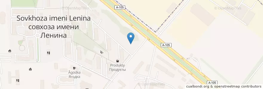 Mapa de ubicacion de Бургер Кинг en Россия, Центральный Федеральный Округ, Московская Область, Ленинский Район.