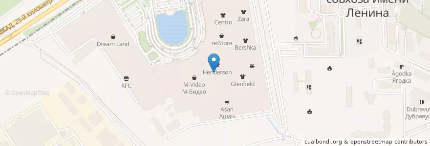 Mapa de ubicacion de Бургер Кинг en 俄罗斯/俄羅斯, Центральный Федеральный Округ, 莫斯科州, Ленинский Городской Округ.
