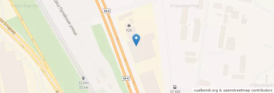 Mapa de ubicacion de Бургер Кинг en 俄罗斯/俄羅斯, Центральный Федеральный Округ, 莫斯科州, Городской Округ Домодедово.