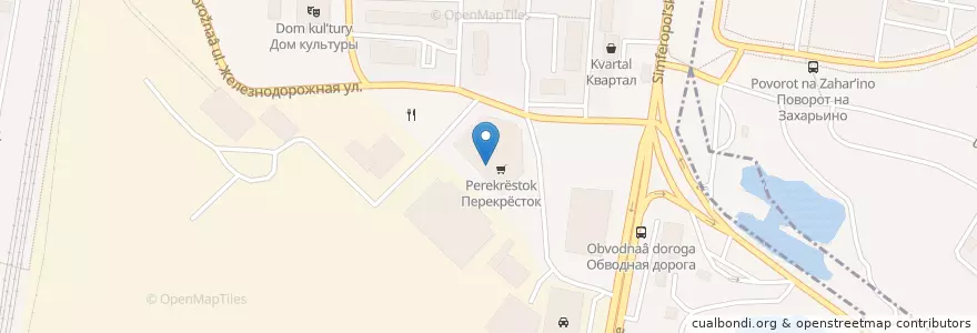 Mapa de ubicacion de Бургер Кинг en Rusia, Distrito Federal Central, Москва, Новомосковский Административный Округ, Городской Округ Щербинка.