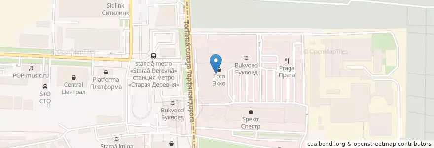 Mapa de ubicacion de Бургер Кинг en Rusia, Северо-Западный Федеральный Округ, Óblast De Leningrado, San Petersburgo, Приморский Район, Округ Озеро Долгое.