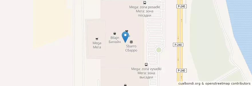 Mapa de ubicacion de Бургер Кинг en Russia, Circondario Federale Del Volga, Baschiria, Городской Округ Уфа.