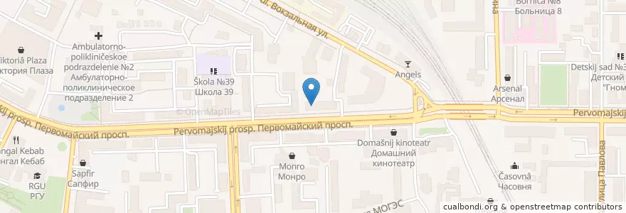 Mapa de ubicacion de Burger King en Russia, Central Federal District, Ryazan Oblast, Городской Округ Рязань.
