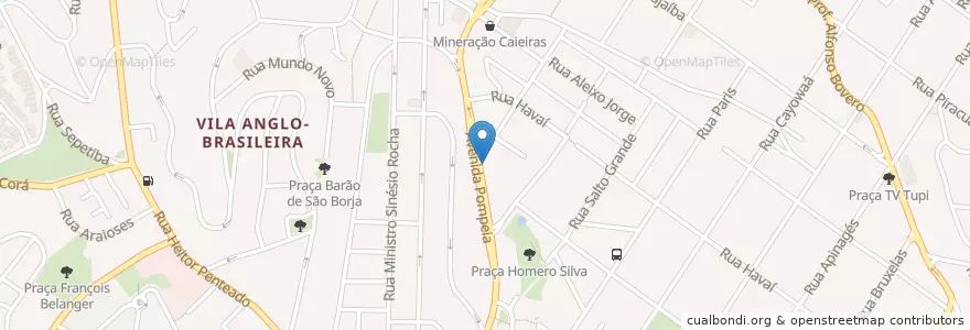 Mapa de ubicacion de Pizza 10 en Brazil, Jihovýchodní Region, São Paulo, Região Geográfica Intermediária De São Paulo, Região Metropolitana De São Paulo, Região Imediata De São Paulo, São Paulo.