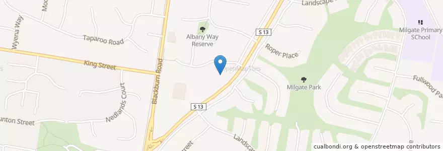 Mapa de ubicacion de Happy Lucky Family Restaurant en Australia, Victoria, City Of Manningham.