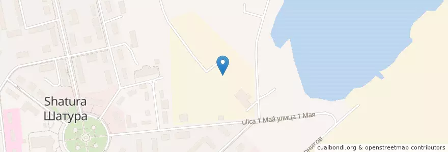 Mapa de ubicacion de Шатурская ветеринарная клиника en Rusia, Distrito Federal Central, Óblast De Moscú, Городской Округ Шатура.