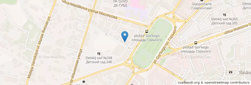 Mapa de ubicacion de Здоровёнок en Russie, District Fédéral De La Volga, Oblast De Nijni Novgorod, Городской Округ Нижний Новгород.