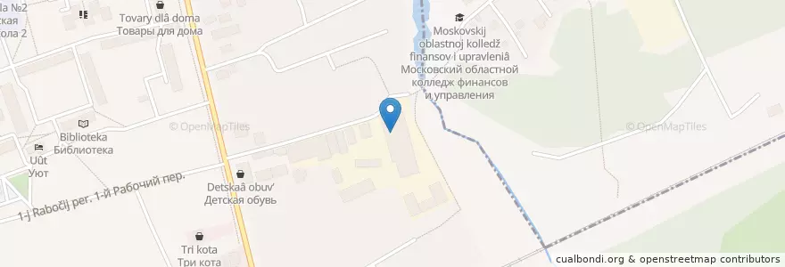Mapa de ubicacion de Городская администрация en Rússia, Distrito Federal Central, Oblast De Moscou, Одинцовский Городской Округ.