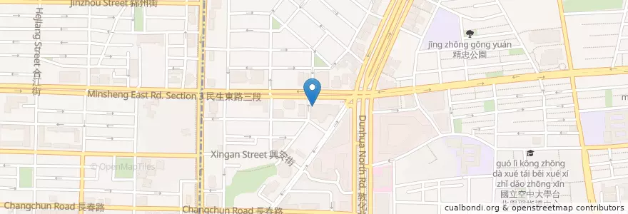 Mapa de ubicacion de 德州鮮切牛排 en 臺灣, 新北市, 臺北市, 松山區.