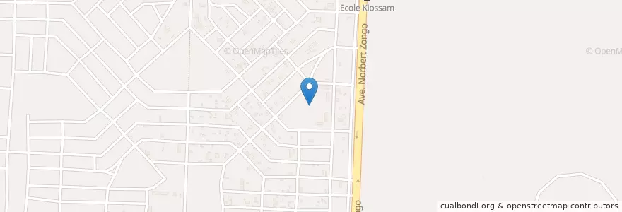 Mapa de ubicacion de Ecole en Burquina Faso, Centre, Kadiogo, Ouagadougou.