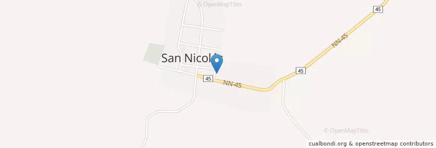 Mapa de ubicacion de Centro de Salud German Pomares en Nikaragua, Estelí, San Nicolás (Municipio).