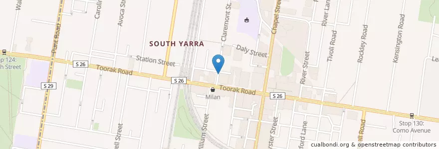 Mapa de ubicacion de Healthy Vibe Gourmet Dumplings en Австралия, Виктория, City Of Stonnington.