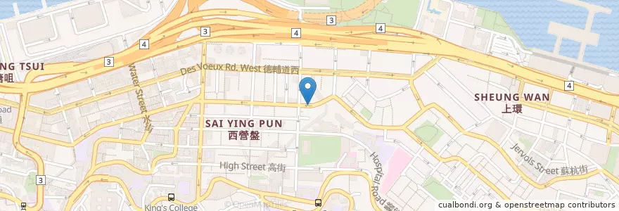 Mapa de ubicacion de 兄弟記海鮮飯店 en 中国, 广东省, 香港 Hong Kong, 香港島 Hong Kong Island, 新界 New Territories, 中西區 Central And Western District.