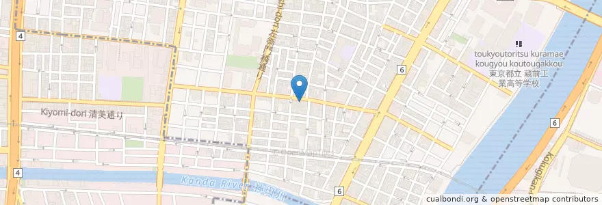 Mapa de ubicacion de foredor en 日本, 东京都/東京都, 台東区.