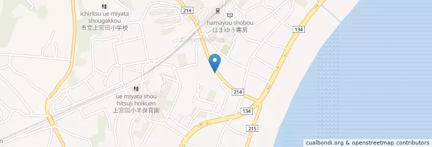 Mapa de ubicacion de Kaisem Sushi en Japan, Kanagawa Prefecture, Miura.