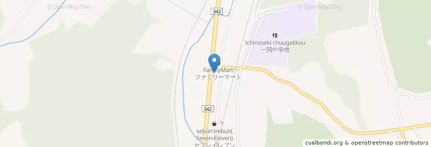 Mapa de ubicacion de 村上歯科クリニック en اليابان, 岩手県, 一関市.