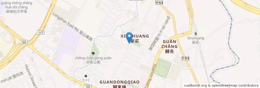 Mapa de ubicacion de 早餐店 en Taiwan, 臺灣省, 新竹市, 東區.