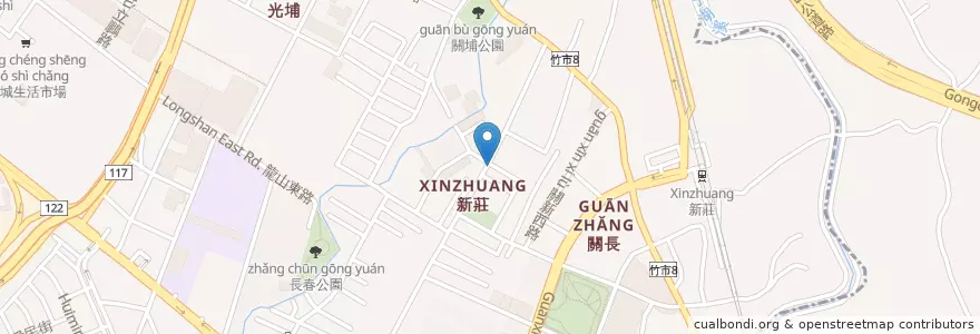 Mapa de ubicacion de 早餐店 en Тайвань, Тайвань, Синьчжу, 東區.