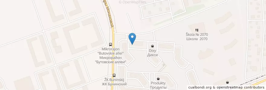 Mapa de ubicacion de Виавита en Russia, Distretto Federale Centrale, Москва, Новомосковский Административный Округ, Поселение Сосенское.