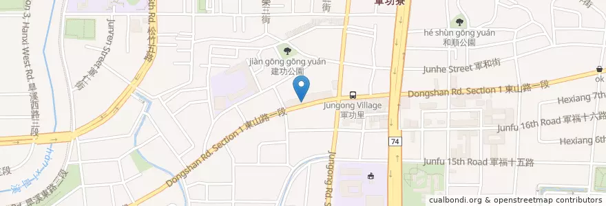 Mapa de ubicacion de 九銅里 en Taiwan, Taichung, 北屯區.