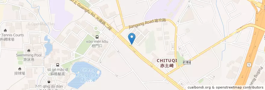 Mapa de ubicacion de 路易莎 en Taiwán, Provincia De Taiwán, Hsinchu, 東區.