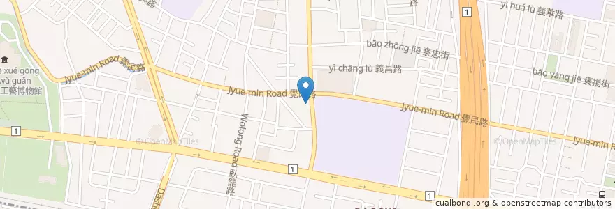 Mapa de ubicacion de 咖啡廳 en تایوان, کائوهسیونگ, 三民區.