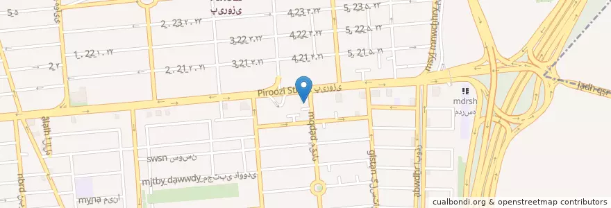 Mapa de ubicacion de موسسه فرهنگ نوین رسانه en Iran, Teheran, شهرستان تهران, Teheran, بخش مرکزی شهرستان تهران.
