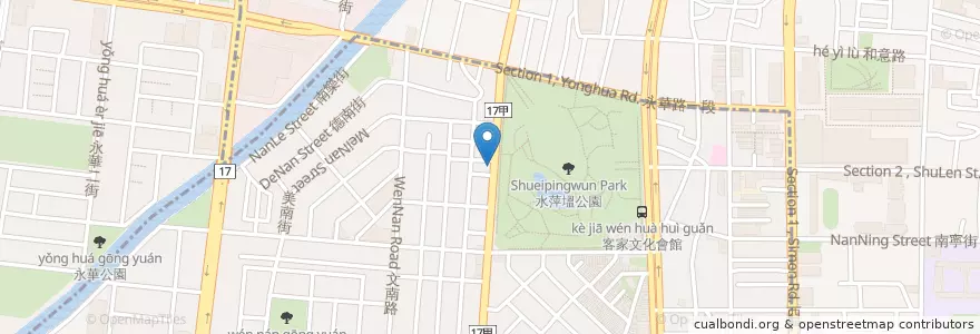 Mapa de ubicacion de 樂 Le’JUICE en تايوان, تاينان, 中西區.