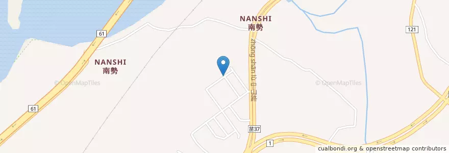 Mapa de ubicacion de 通南社區活動中心 en Taiwan, 臺灣省, 苗栗縣, 通霄鎮.