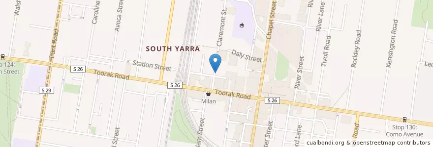 Mapa de ubicacion de Harvest en Australia, Victoria, City Of Stonnington.